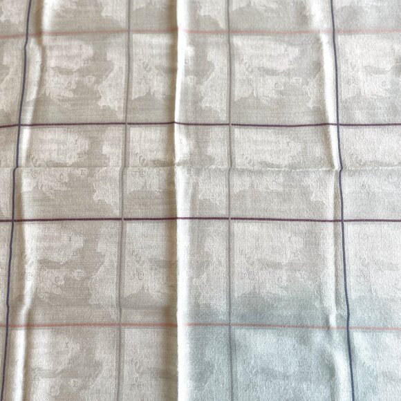 Vintage Jean Paul Gaultier Scarf – Negative Print Grid Design - Picture 2 of 7